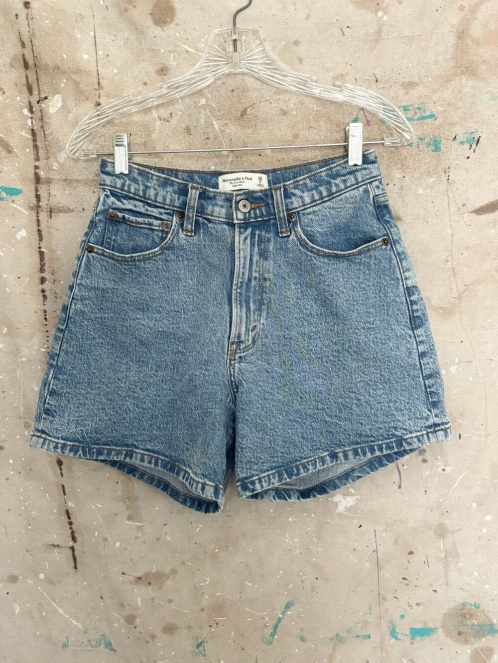 Abercrombie & Fitch the Dad Short High Rise Curve Love